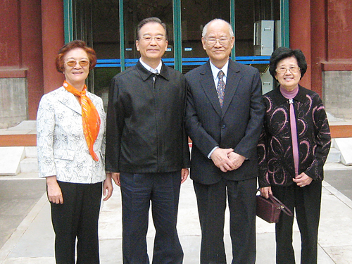 Ng Hong-mun met former premier Wen Jiabao